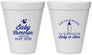 Personalized Baby Shower 12 oz Foam Cups - Booze Baby In Blue | 90015