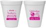 Personalized Baby Shower 12 oz Foam Cups - Little Lady On The Way | 90023