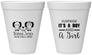 Personalized Baby Shower 12 oz Foam Cups - Twins Boy And Girl | 90026