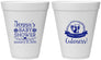 Personalized Baby Shower 12 oz Foam Cups - Racoon Cuteness | 90037