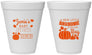 Personalized Baby Shower 12 oz Foam Cups - Pumpkin On The Way | 90042
