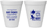Personalized Baby Shower 12 oz Foam Cups - Little Squirt On The Way | 90045