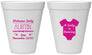 Personalized Baby Shower 12 oz Foam Cups - Baby Is Brewing | 90050