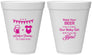 Personalized Baby Shower 12 oz Foam Cups - Raise Your Beer | 90065