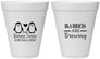 Personalized Baby Shower 12 oz Foam Cups - Twins Baby Penguins | 90070