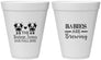 Personalized Baby Shower 12 oz Foam Cups - Twins Baby Cows | 90072