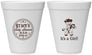 Personalized Baby Shower 12 oz Foam Cups - Horse It’s A Girl | 90077