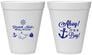 Personalized Baby Shower 12 oz Foam Cups - Nautical Ahoy It’s A Boy | 90093
