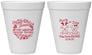Personalized Baby Shower 12 oz Foam Cups - Christmas Gender Reveal | 90193