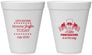 Personalized Baby Shower 12 oz Foam Cups - Little Firecracker | 90198