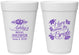 Personalized Bridal Shower 16 oz Foam Cups - Here Comes The Bride | 100000