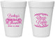 Personalized Bridal Shower 16 oz Foam Cups - Cheers To The Bride | 100019
