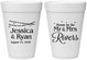 Personalized Engagement 16 oz Foam Cups - Soon To Be Mr And Mrs | 10008