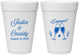 Personalized Engagement 16 oz Foam Cups - Engaged | 10013