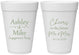 Personalized Engagement 16 oz Foam Cups - Future Mr And Mrs | 10014