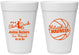Personalized Bar Mitzvah 16 oz Foam Cups - 13th Birthday Basketball | 110000