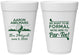 Personalized Bar Mitzvah 16 oz Foam Cups - 13th Birthday Golf | 110010