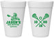 Personalized Bar Mitzvah 16 oz Foam Cups - 13th Birthday Lacrosse | 110012