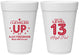 Personalized Bar Mitzvah 16 oz Foam Cups - 13th Birthday Video Game | 110014