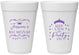 Personalized Bat Mitzvah 16 oz Foam Cups - 12th Birthday Tiara | 120002