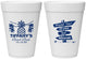 Personalized Bat Mitzvah 16 oz Foam Cups - 12th Birthday Beach | 120005