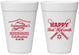 Personalized Bat Mitzvah 16 oz Foam Cups - 12th Birthday Softball | 120012