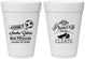 Personalized Bat Mitzvah 16 oz Foam Cups - 12th Birthday Soccer | 120014