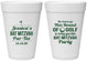 Personalized Bat Mitzvah 16 oz Foam Cups - 12th Birthday Golf | 120019