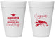 Personalized Graduation 16 oz Foam Cups - Class Of 2027 Crawfish Boil | 130003