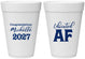 Personalized Graduation 16 oz Foam Cups - Class Of 2027 Educated Af | 130018