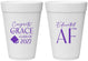 Personalized Graduation 16 oz Foam Cups - Class Of 2027 Educated Af | 130040