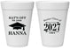 Personalized Graduation 16 oz Foam Cups - Class Of 2027 Hats Off | 130049