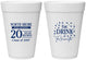 Personalized Class Reunion 16 oz Foam Cups - Class Of 2007 20 Year | 140006