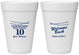 Personalized Class Reunion 16 oz Foam Cups - Class Of 2017 10 Year | 140010