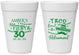 Personalized Retirement 16 oz Foam Cups - Taco Bout A Retirement | 150003