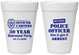 Personalized Retirement 16 oz Foam Cups - Police Officer | 150010