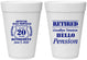 Personalized Retirement 16 oz Foam Cups - Police Officer | 150011