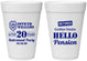 Personalized Retirement 16 oz Foam Cups - Police Officer | 150013