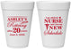 Personalized Retirement 16 oz Foam Cups - Nurse | 150029