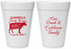 Personalized Family Reunion 16 oz Foam Cups - Bbq Eat Drink | 160004