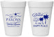 Personalized Family Reunion 16 oz Foam Cups - Beach Is My Happy Place | 160016