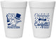 Personalized New Years 16 oz Foam Cups - 2027 Confetti | 170003