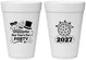 Personalized New Years 16 oz Foam Cups - 2027 Ball | 170005