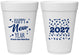Personalized New Years 16 oz Foam Cups - 2027 Confetti | 170027