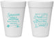 Personalized Family Vacation 16 oz Foam Cups - Beach Toes In The Sand | 180000
