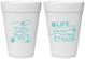 Personalized Family Vacation 16 oz Foam Cups - Life Is Better At The Beach | 180001