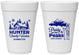 Personalized Family Vacation 16 oz Foam Cups - Ski Trip Peaks | 180020