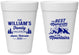 Personalized Family Vacation 16 oz Foam Cups - Mountains | 180022