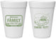 Personalized Family Vacation 16 oz Foam Cups - Road Trip Car | 180050
