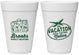 Personalized Family Vacation 16 oz Foam Cups - Road Trip Plane | 180052